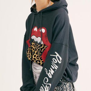 Free People Day Dreamer LA Rolling Stones Hoodie